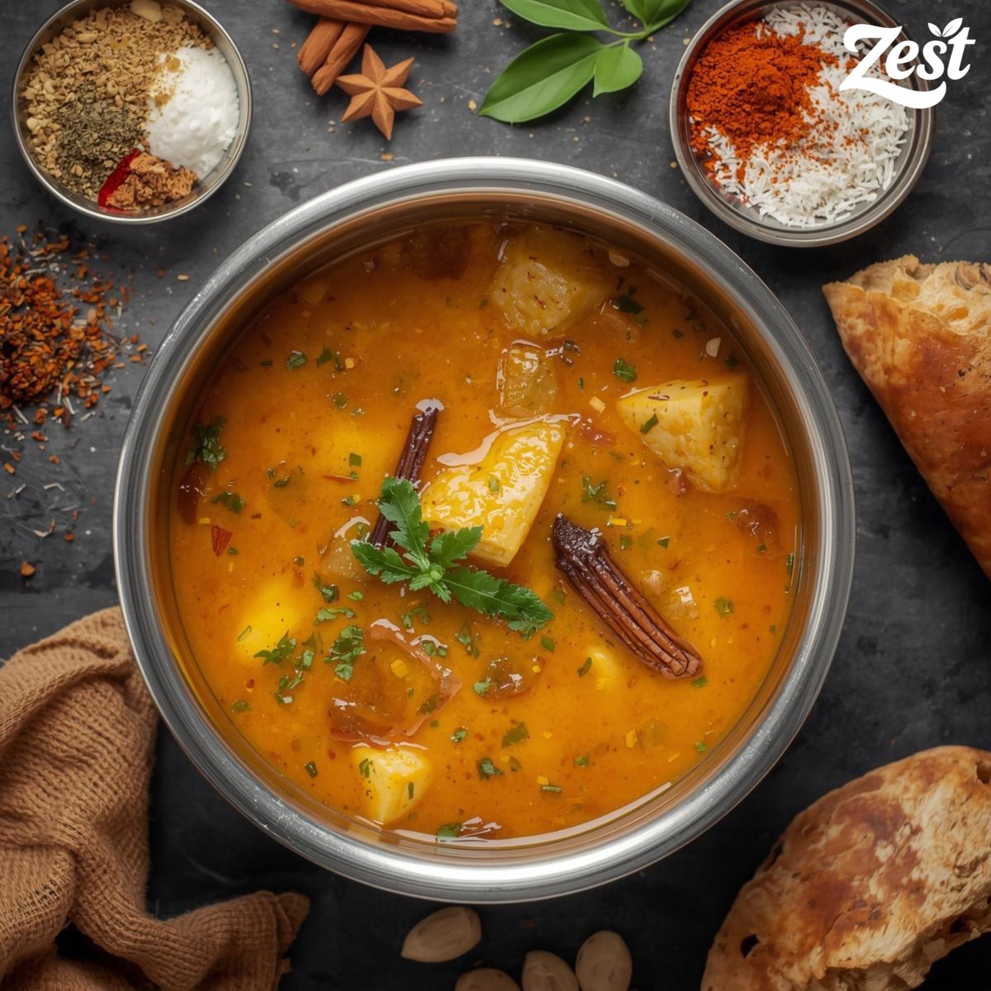 Tamil Brahmin Sambhar Recipe by Zest Foods Sambhar Masala