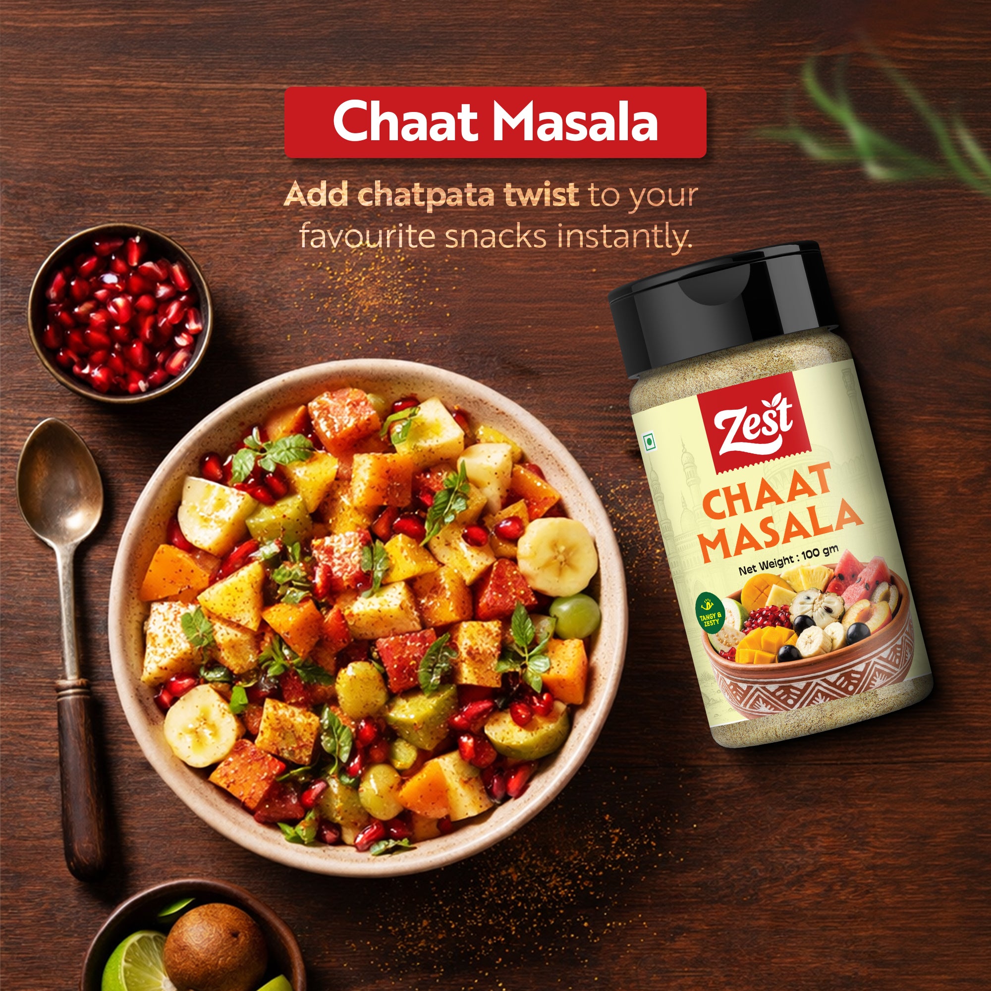 Chat Masala by Zest – Tangy & Spicy Indian Blend | 100g
