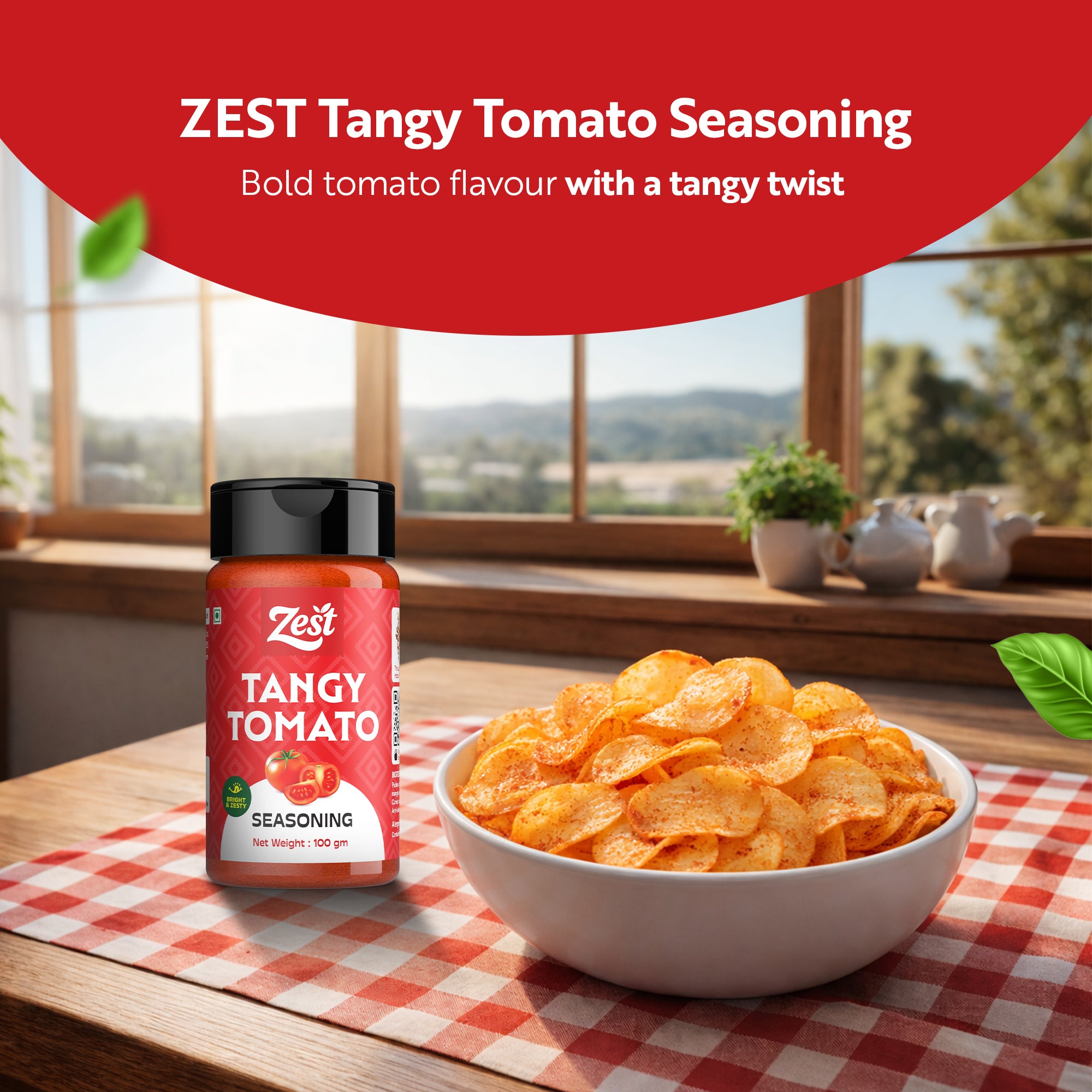 Zest Tangy Tomato Seasoning – Bold & Zesty Tomato Flavour | 100g