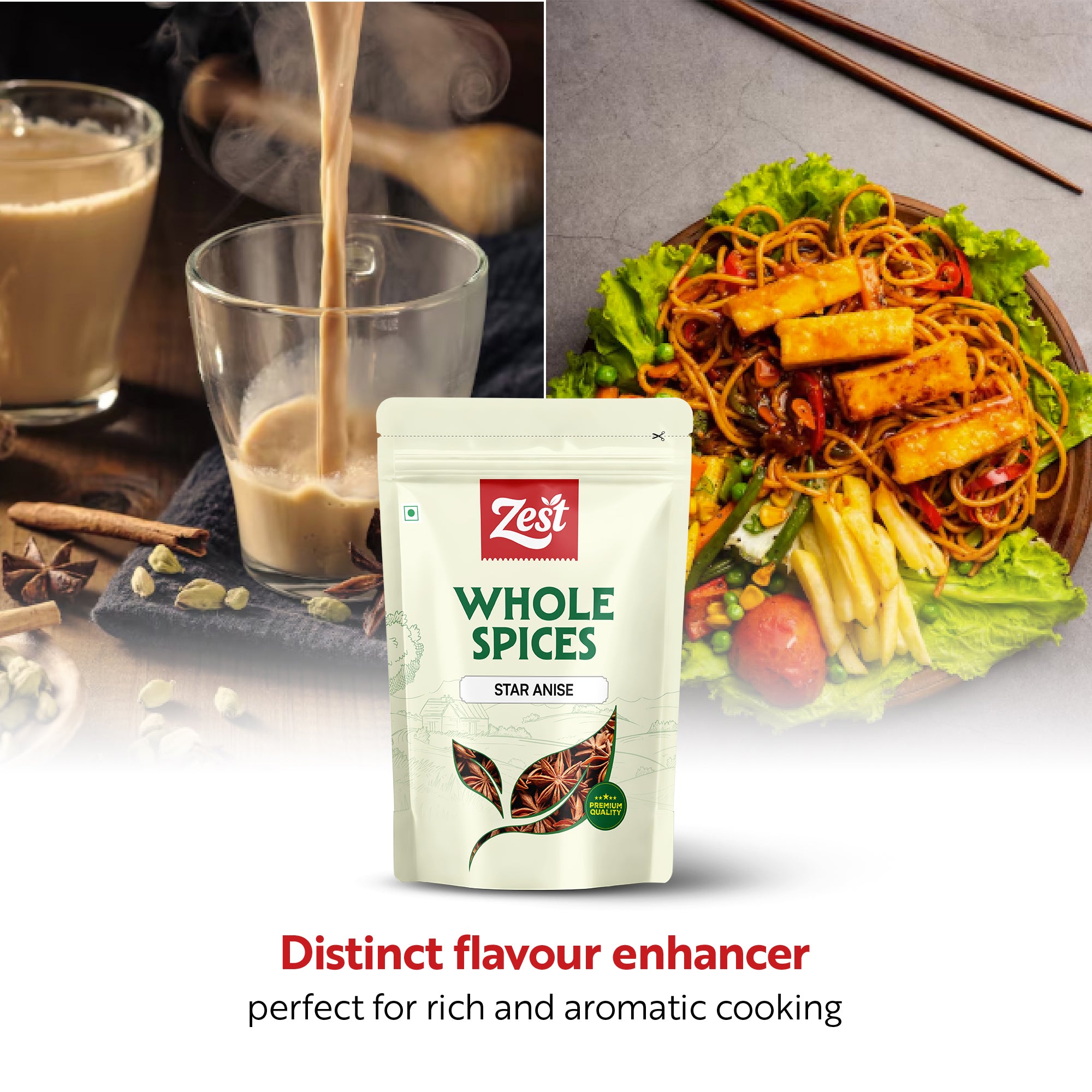 Star Anise – Pure, Aromatic Whole Spice | Zest | 80g