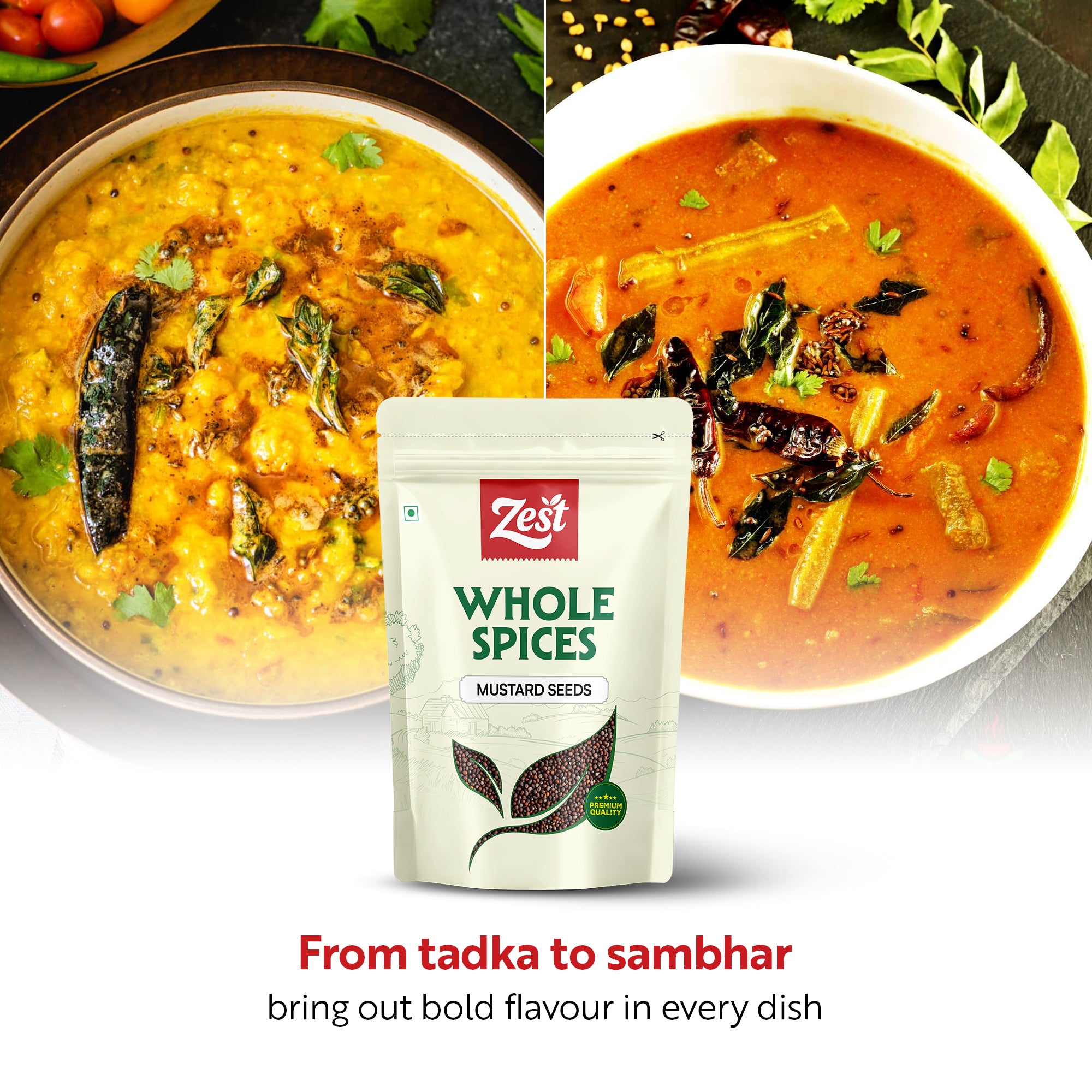 Mustard Seeds by Zest – Pure & Aromatic Whole Rai | 100gm