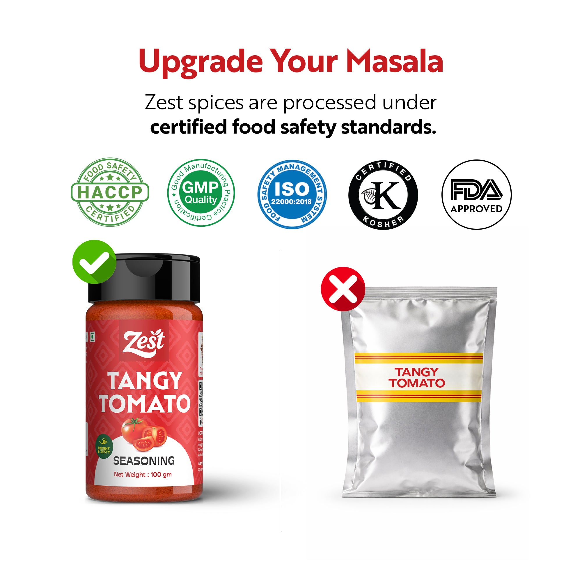 Zest Tangy Tomato Seasoning – Bold & Zesty Tomato Flavour | 100g