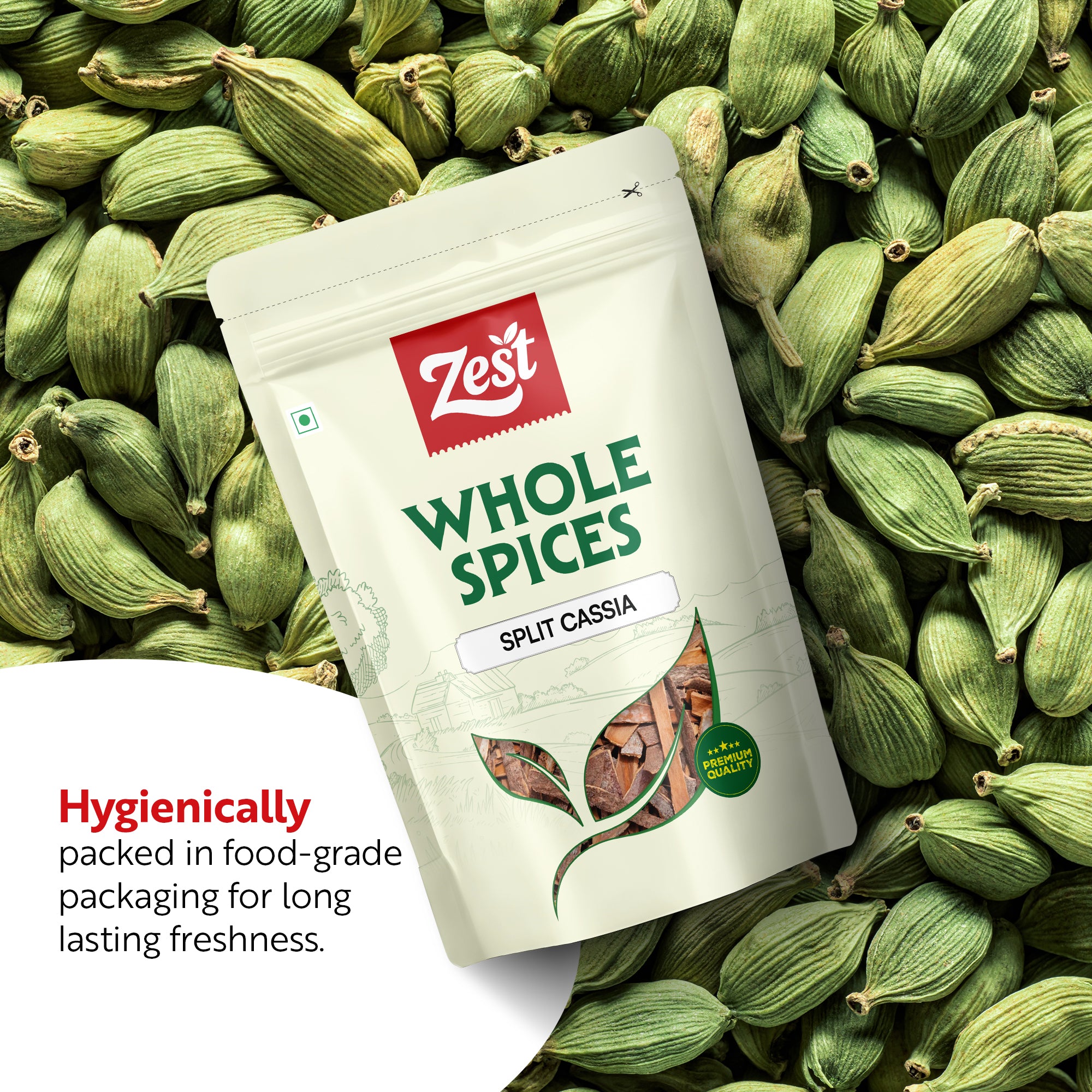 Zest Taj Bark (Cassia) – Pure, Aromatic Whole Spice | 80g