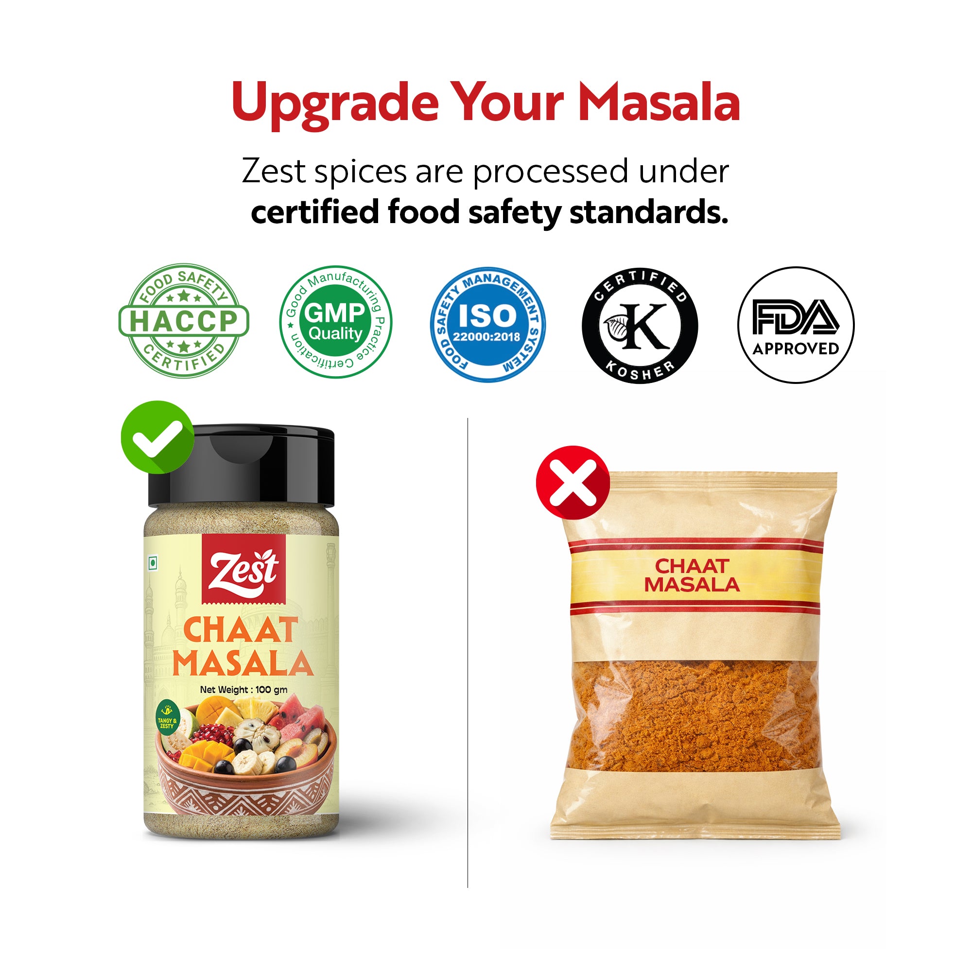 Chat Masala by Zest – Tangy & Spicy Indian Blend | 100g