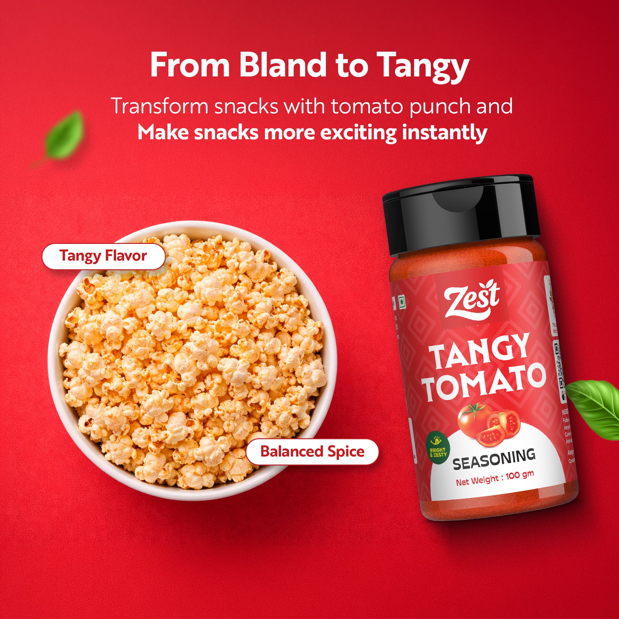 Zest Tangy Tomato Seasoning – Bold & Zesty Tomato Flavour | 100g