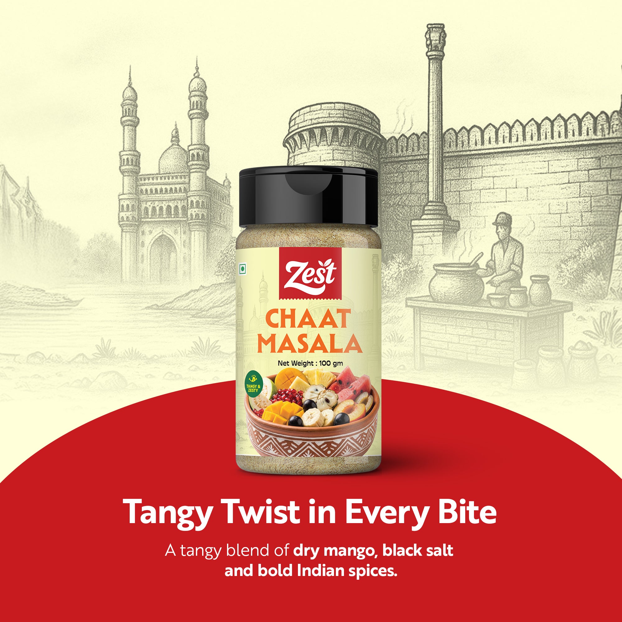 Chat Masala by Zest – Tangy & Spicy Indian Blend | 100g