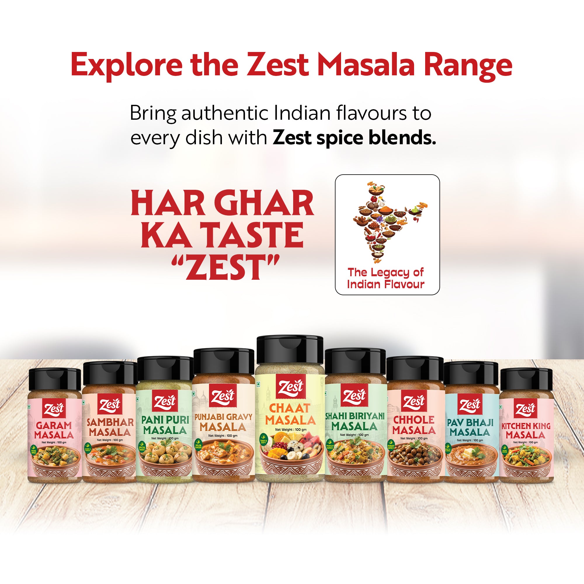 Chhole Masala By Zest – Authentic North Indian Spice Blend | 100g