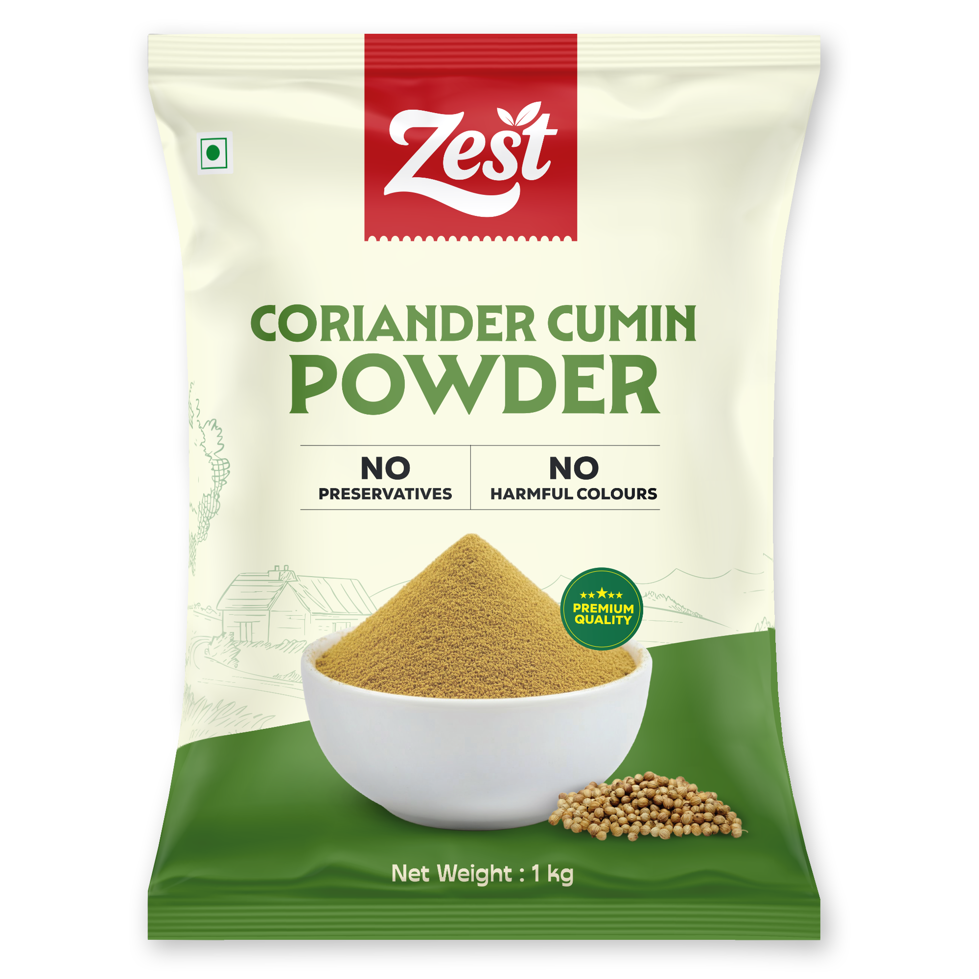 Cumin Coriander Powder | Jeera Dhania Masala | Zest Foods