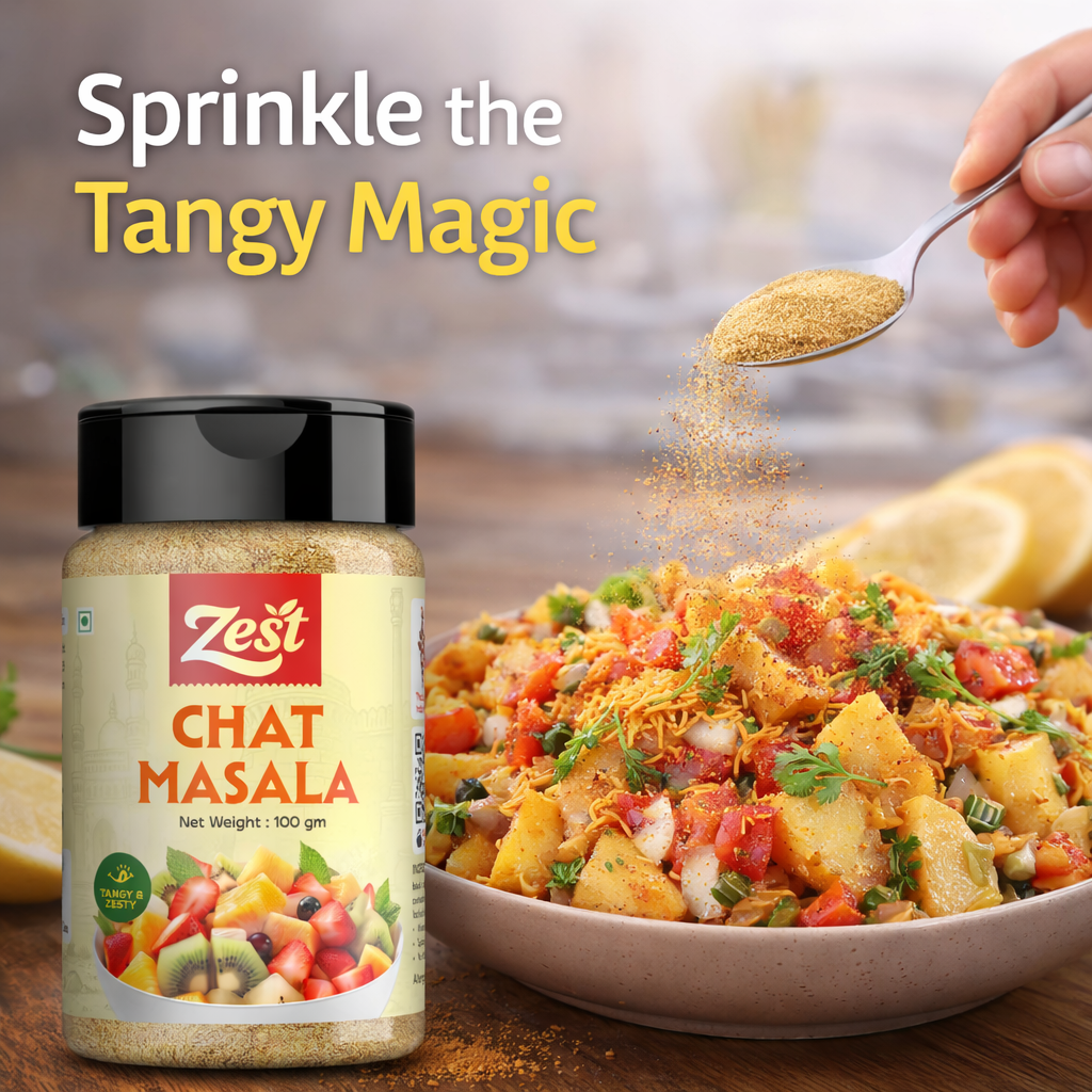 Chat Masala by Zest – Tangy & Spicy Indian Blend | 100g