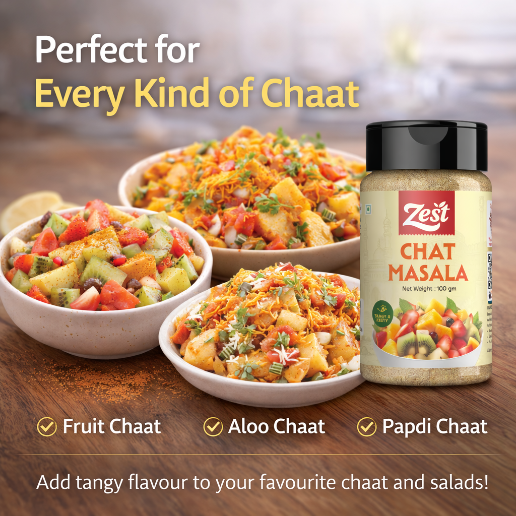 Chat Masala by Zest – Tangy & Spicy Indian Blend | 100g