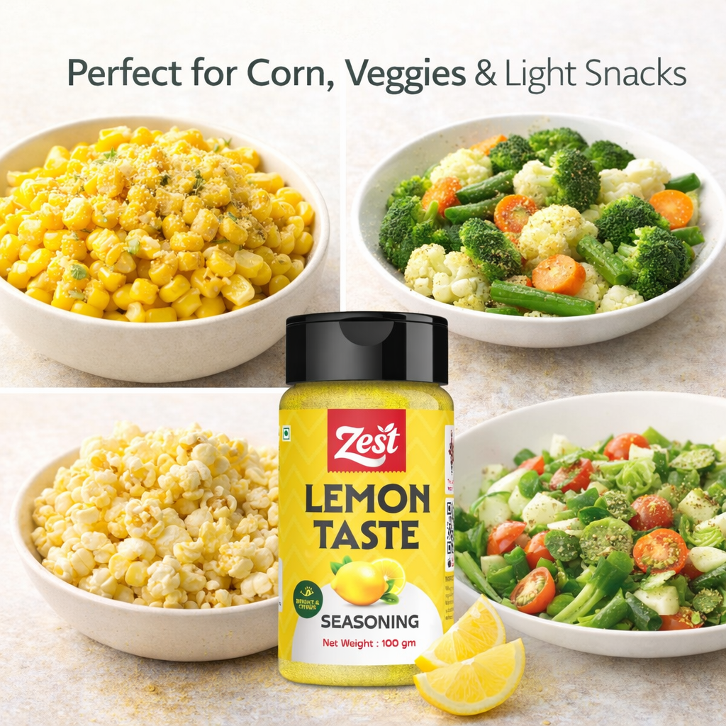 Lemon Taste Seasoning by ZEST | Zesty Citrus Spice Blend | 100g