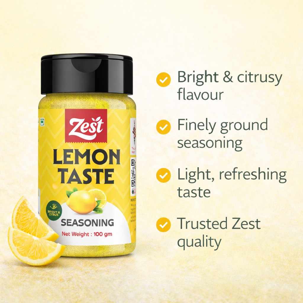 Lemon Taste Seasoning by ZEST | Zesty Citrus Spice Blend | 100g