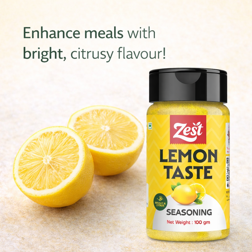 Lemon Taste Seasoning by ZEST | Zesty Citrus Spice Blend | 100g