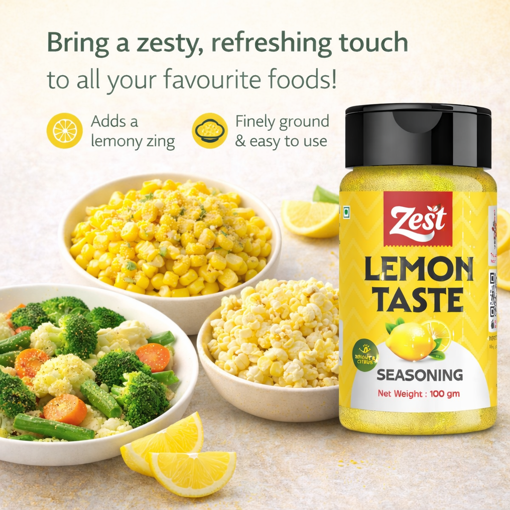 Lemon Taste Seasoning by ZEST | Zesty Citrus Spice Blend | 100g