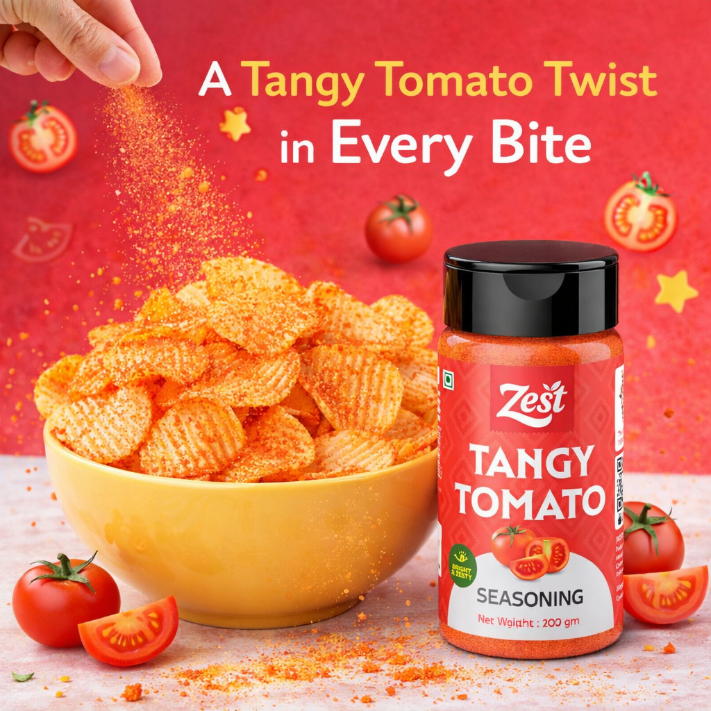 Zest Tangy Tomato Seasoning – Bold & Zesty Tomato Flavour | 100g