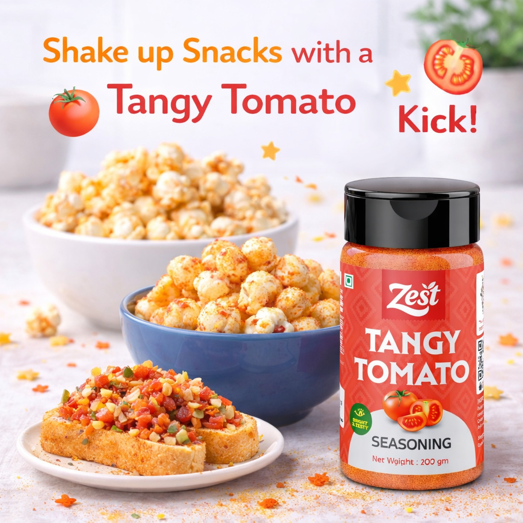 Zest Tangy Tomato Seasoning – Bold & Zesty Tomato Flavour | 100g