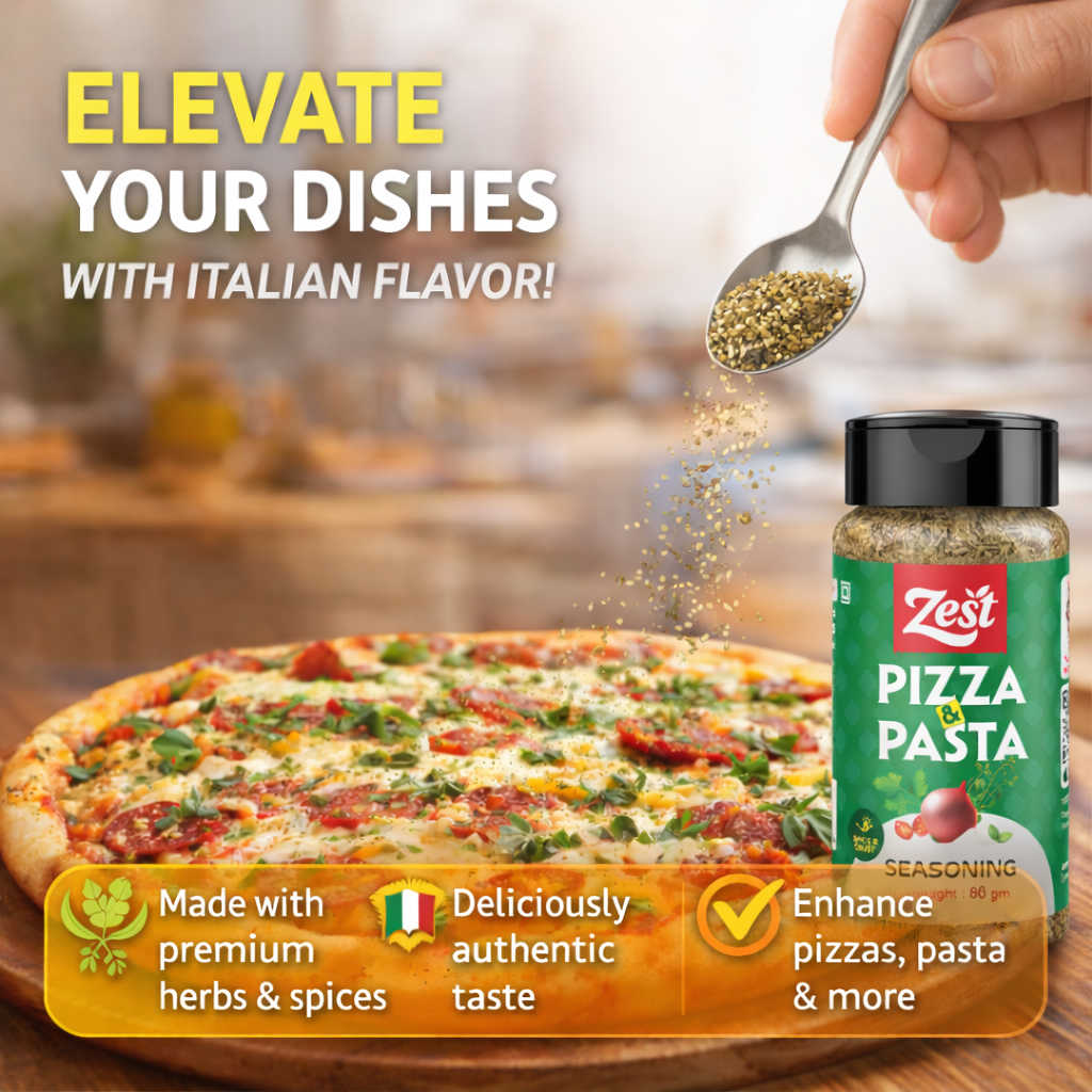 Pizza and Pasta Seasoning | Italian Herb Mix by ZEST | 80g