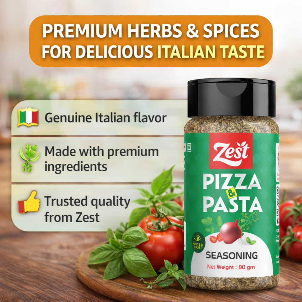 Pizza and Pasta Seasoning | Italian Herb Mix by ZEST | 80g