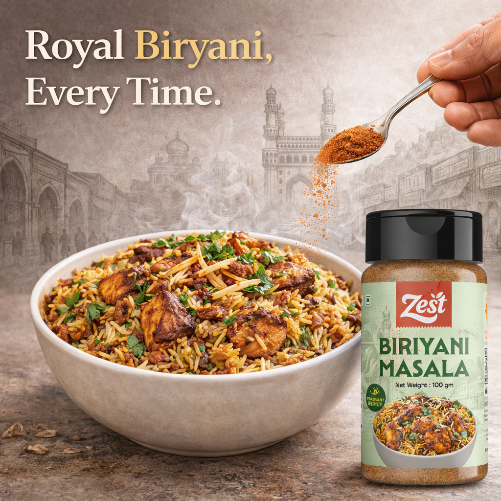 Zest Biryani Masala – 100g | Rich & Aromatic Indian Spice Blend