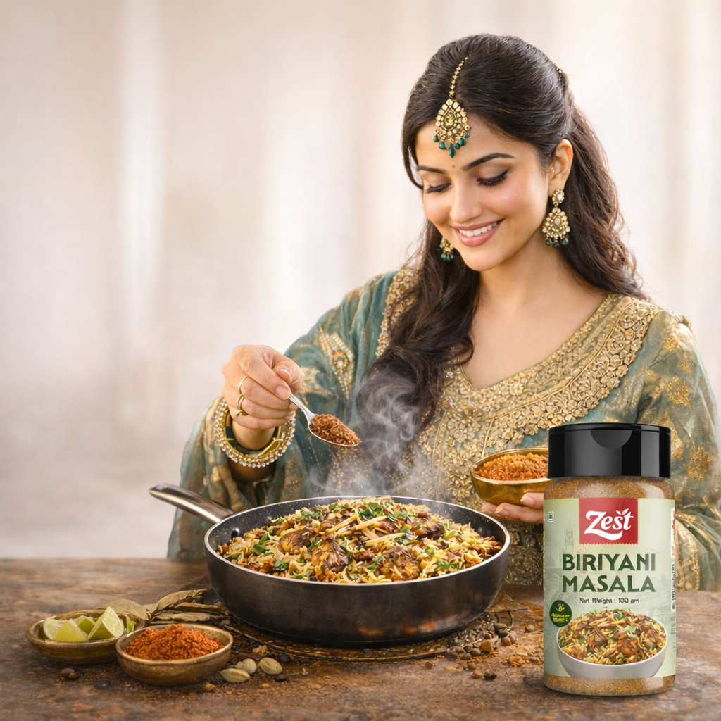 Zest Biryani Masala – 100g | Rich & Aromatic Indian Spice Blend
