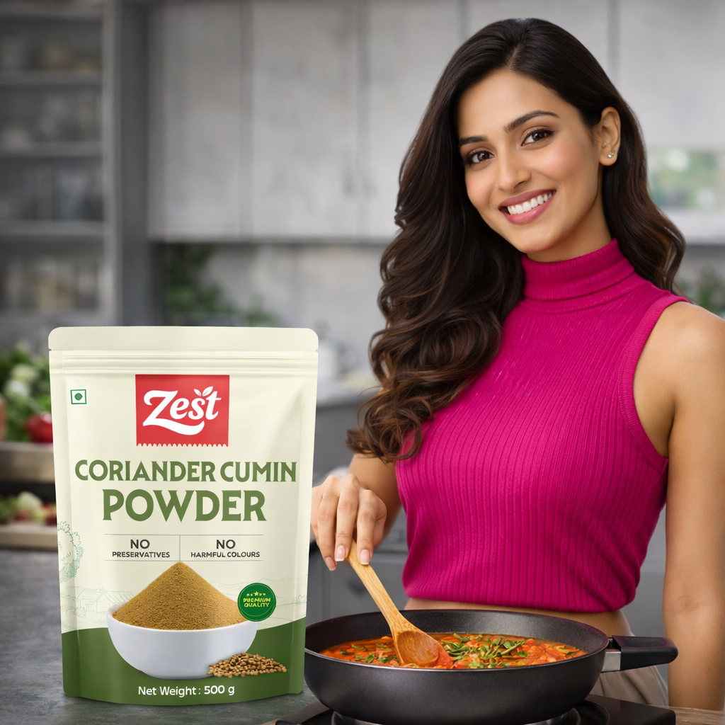 Cumin Coriander Powder | Jeera Dhania Masala | Zest Foods