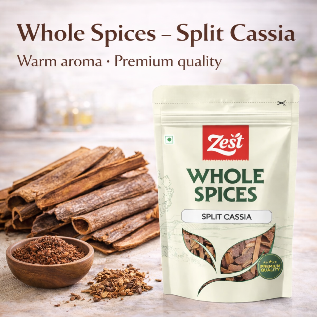 Zest Taj Bark (Cassia) – Pure, Aromatic Whole Spice | 80g