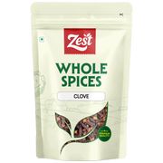 Zest whole spices clove packaging on a white background