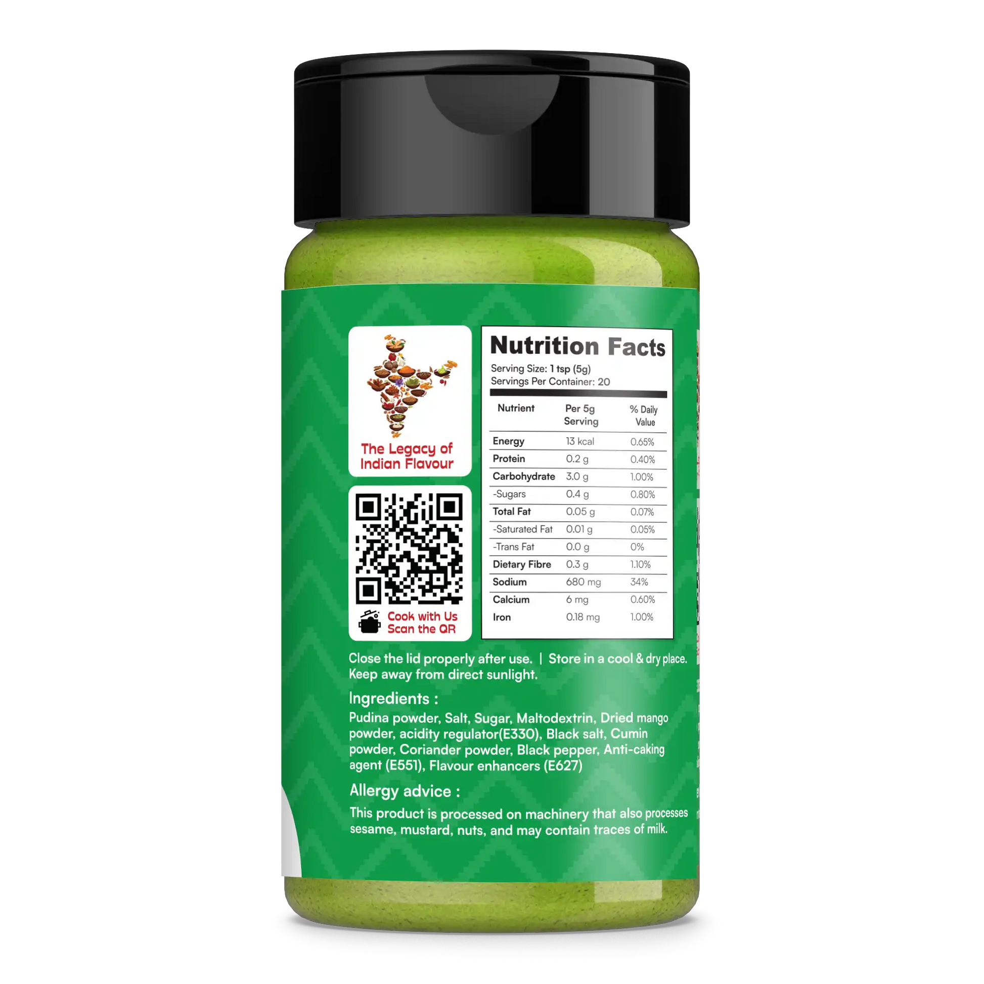 Pudina Seasoning Bottle