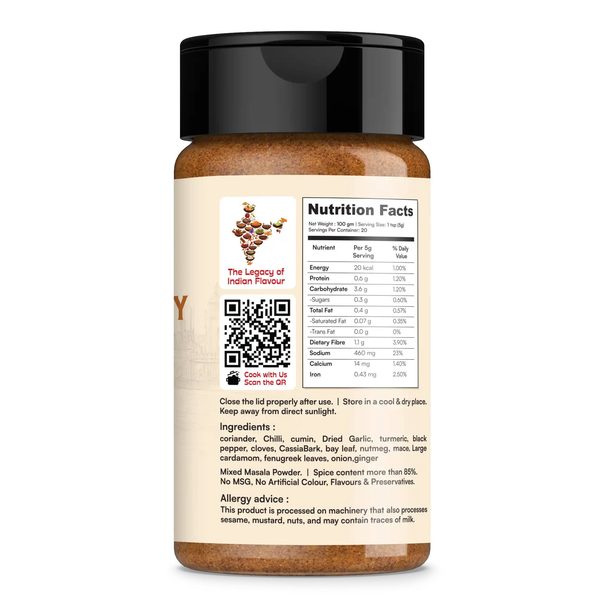 Zest Punjabi Gravy – 100g | Punjabi-Style Rich & Aromatic Gravy Blend
